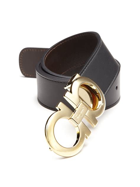 salvatore ferragamo double gancini belt replica|adjustable and reversible gancini belt.